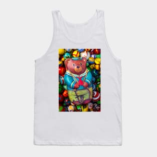 Bear Tin With Colorful Marbles Tank Top